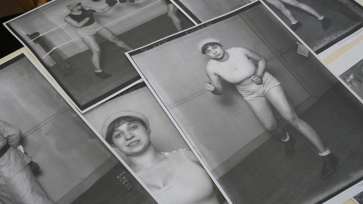 Photos de Violette Morris lorsqu'elle était boxeuse