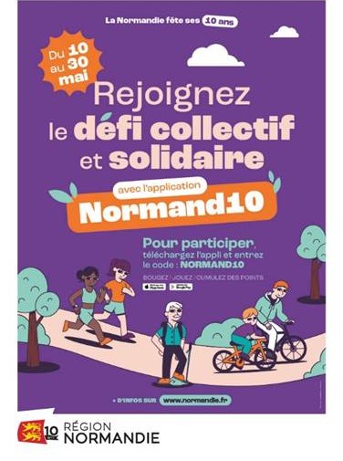 Affiche du défi collectif NORMAND10